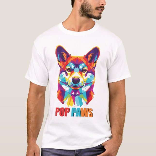 POW PAWS T-Shirt (Front)