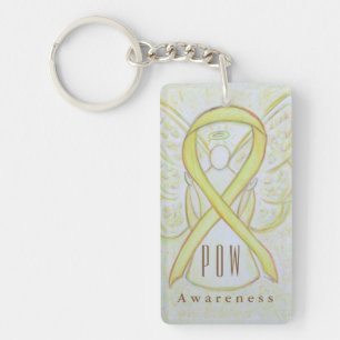 POW - Prisoners of War Awareness Ribbon Keychains