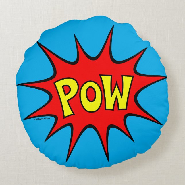 Pow! Round Cushion (Back)