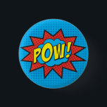 POW! Superhero Pin PC<br><div class="desc">POW! You are awesome for getting this pin. This POW! Pin comes with either a yellow background or a blue background. Great for favours for a birthday party or just to add some AWESOMENESS to your attire :). This pin is in my PC (primary colour) colour scheme. I have a...</div>