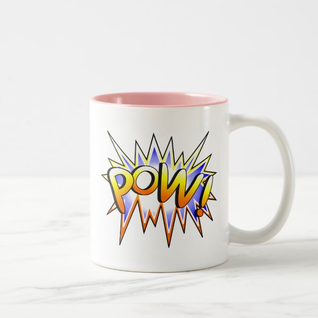 Pow Two-Tone Coffee Mug (Right)