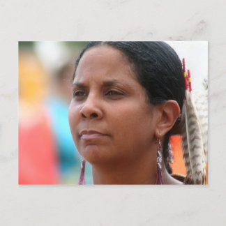 Pow Wow Woman Postcard