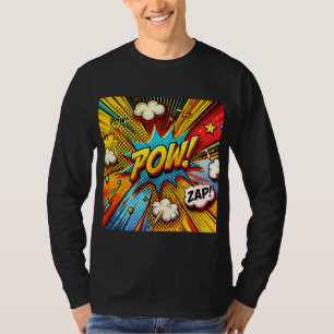 POW! ZAP! Comic Action Words – Fun and Bold design T-Shirt
