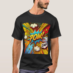 POW! ZAP! Comic Action Words – Fun and Bold design T-Shirt