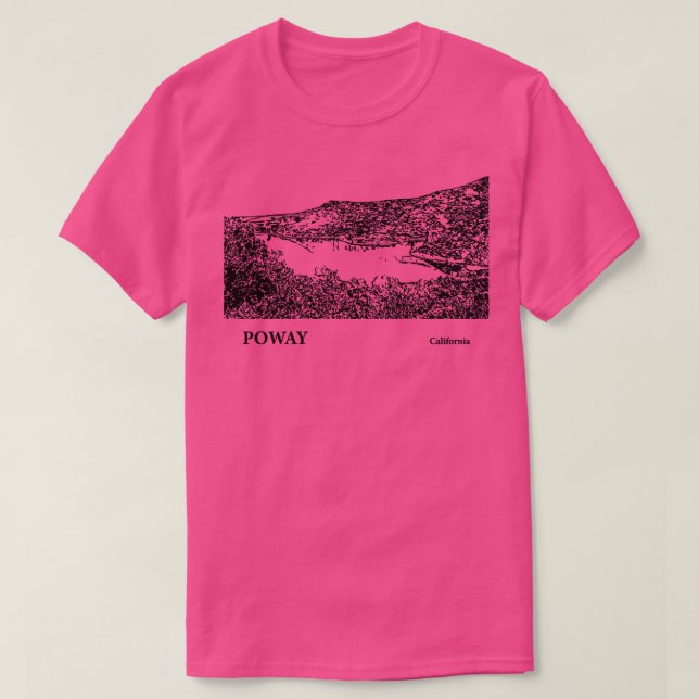 Poway California TShirt 4 (Design Front)