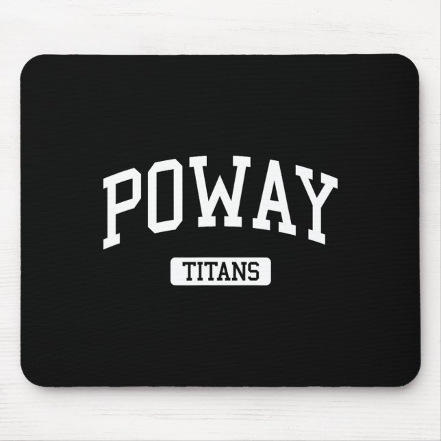 Poway High School Hs Ca Graphic Art Mouse Mat (Front)