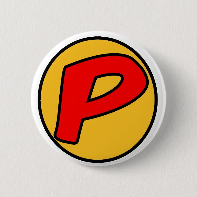 PowBack 6 Cm Round Badge (Front)
