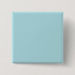Powder Blue B0E0E6 Solid Colour Design 15 Cm Square Badge