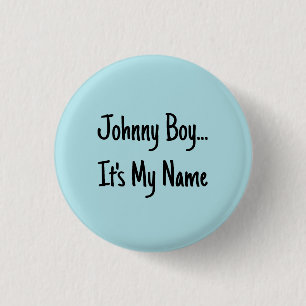 Powder Blue B0E0E6 Solid Colour Design 3 Cm Round Badge
