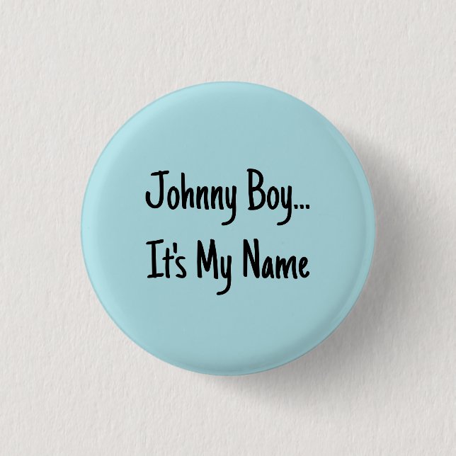 Powder Blue B0E0E6 Solid Colour Design 3 Cm Round Badge (Front)