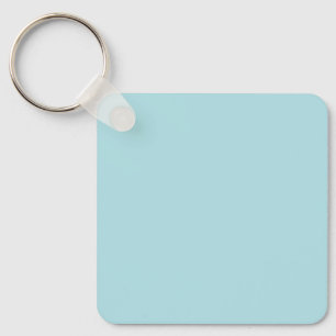 Powder Blue B0E0E6 Solid Colour Design Key Ring