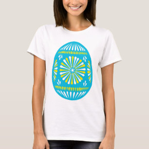 Powder blue decorated easter egg T-Shirt