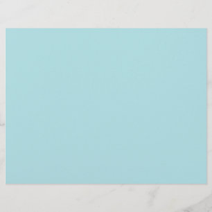 Powder Blue Solid Colour Design (B0E0E6) Template Flyer