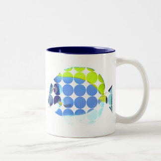 Powder Blue Tang Big Dot Photo Mug