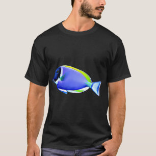 Powder Blue tang saltwater reef fish T-Shirt