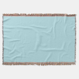 Powder Blue Throw Blanket