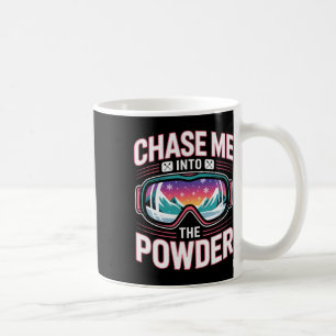 Powder Day For Men And Women. Funny Skiing _1 Coffee Mug