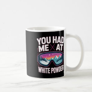 Powder Day For Men And Women. Funny Skiing _9 Coffee Mug