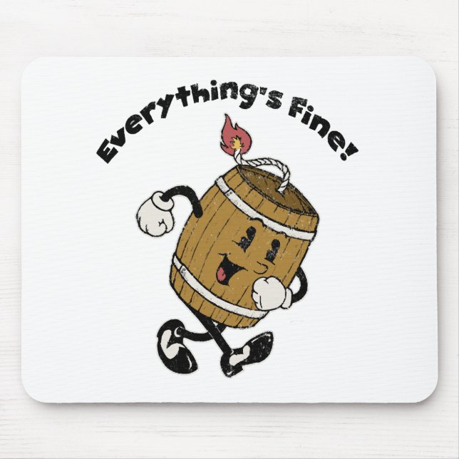 Powder Keg Mouse Mat (Front)