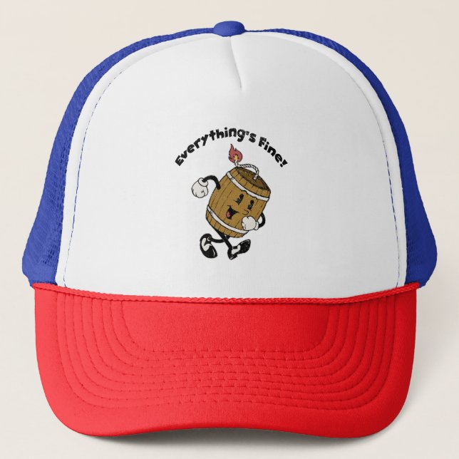 Powder Keg Trucker Hat (Front)