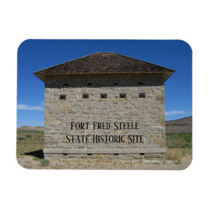 Powder Magazine, Fort Fred Steele Historic Site Magnet