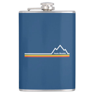 Powder Mountain Hip Flask