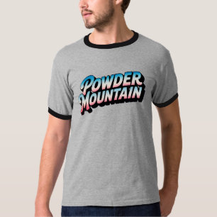 Powder Mountain Ringer T-Shirt – Retro Ski Resort