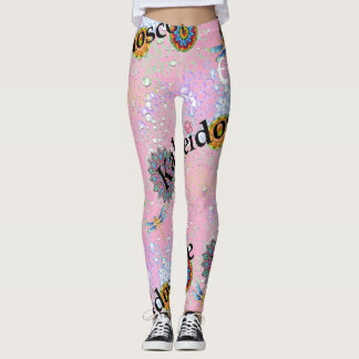 Powder Pink Candy Floss Leggings