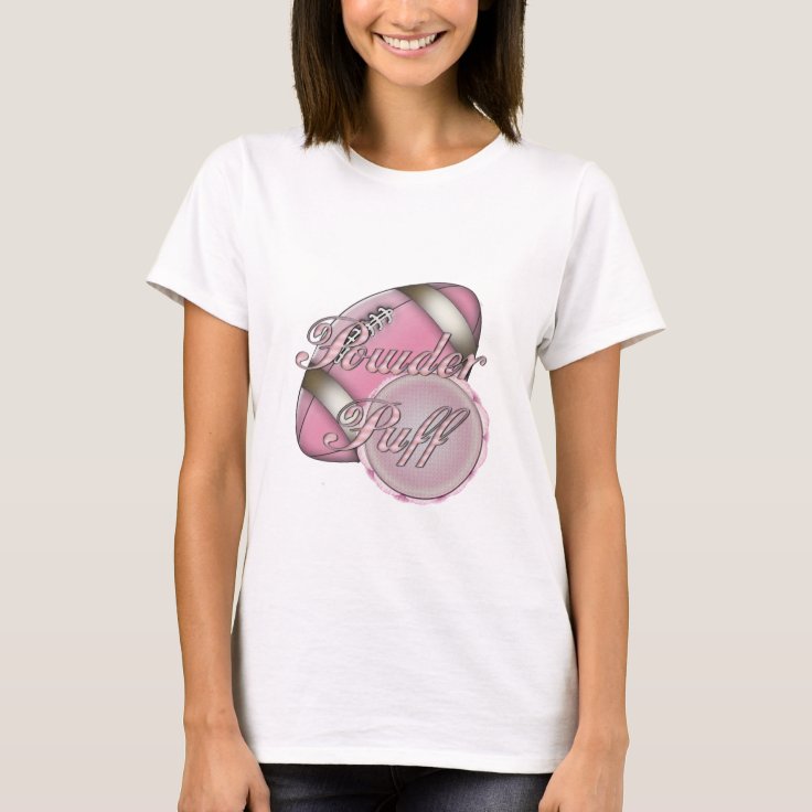 Powder Puff Football TShirt Zazzle
