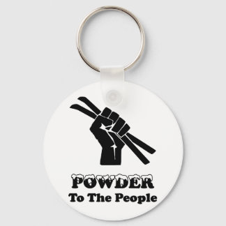 Powder To The People Key Ring