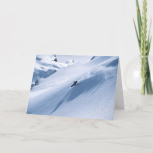 Powder turn card