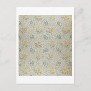 'Powdered' design (textile) Postcard