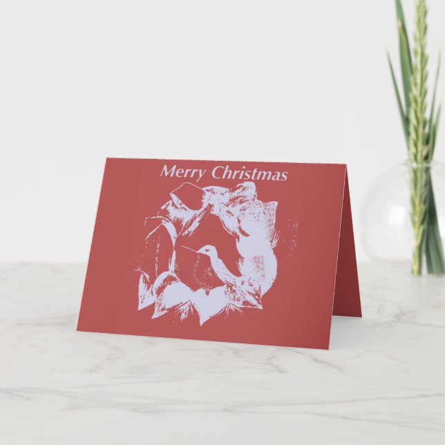 Powdered sugar Christmas Holiday Card (Front)