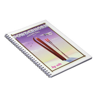 Powderhorn Colorado travel poster Notebook