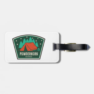 Powderhorn Wilderness Colorado Camping Luggage Tag