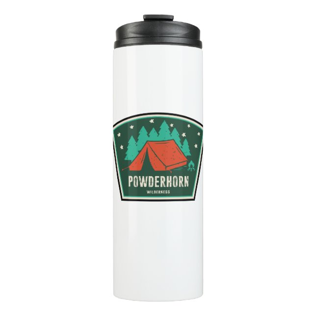 Powderhorn Wilderness Colorado Camping Thermal Tumbler (Front)
