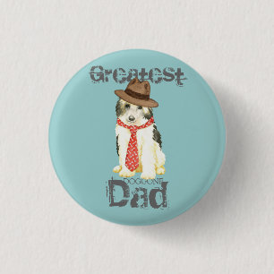 Powderpuff Dad 3 Cm Round Badge