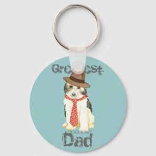 Powderpuff Dad Key Ring