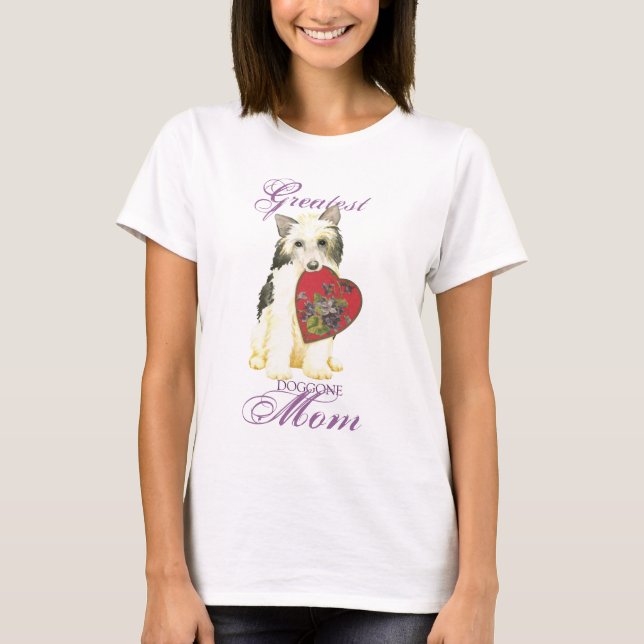 Powderpuff Heart Mum T-Shirt (Front)