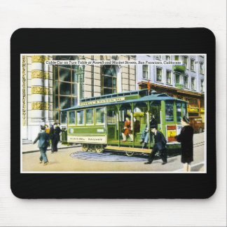 Powell and Market Streets, San Francisco, CA Mouse Mat