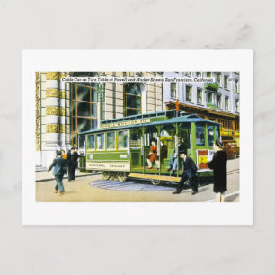 Powell and Market Streets, San Francisco, CA Postcard