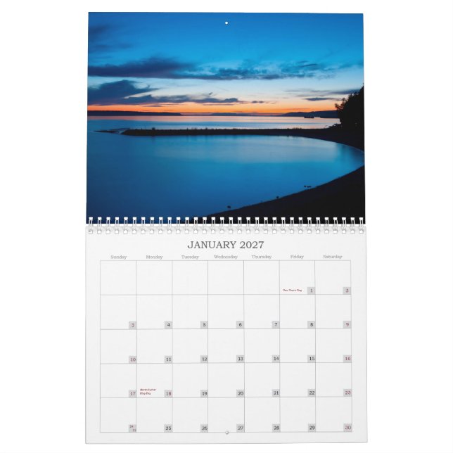 Powell River Landscapes Calendar (Jan 2027)