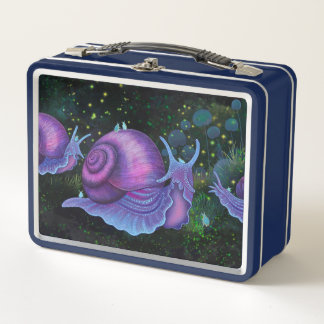 Powelliphanta Snails and Professional Koi Fish Metal Lunch Box