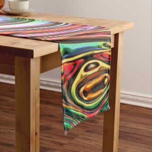 power abstract 7 short table runner