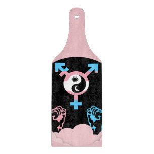 Power and Balance Sun and Moon Transgender Symbol Cutting Board