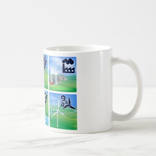 Power and Energy Icons Coffee Mug