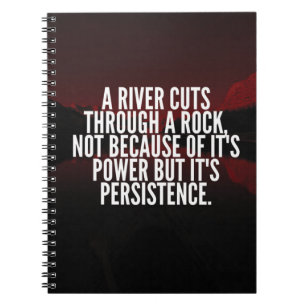 Power and Persistence - Motivational Notebook