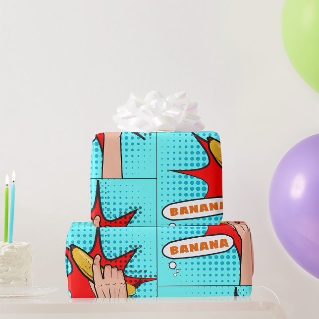 Power Banana Wrapping Paper (Creator Uploaded)