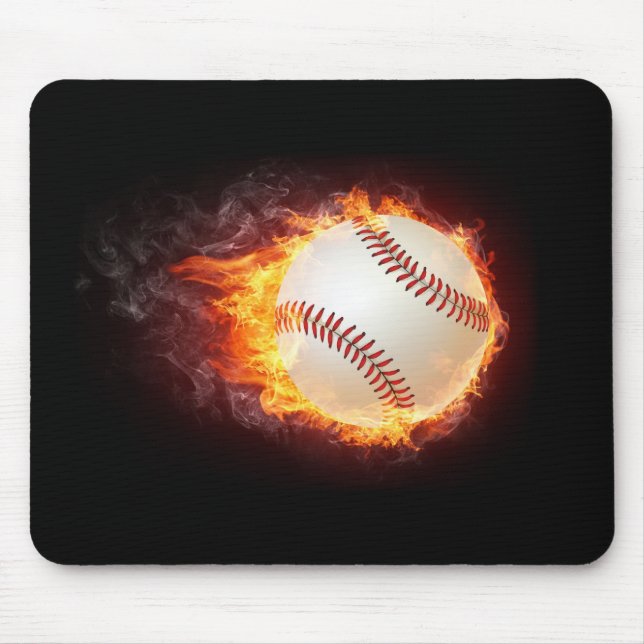 Power Baseball Mouse Mat (Front)