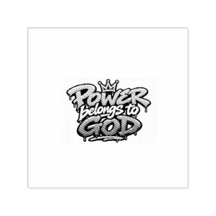 Power belongs to God Self-inking Stamp